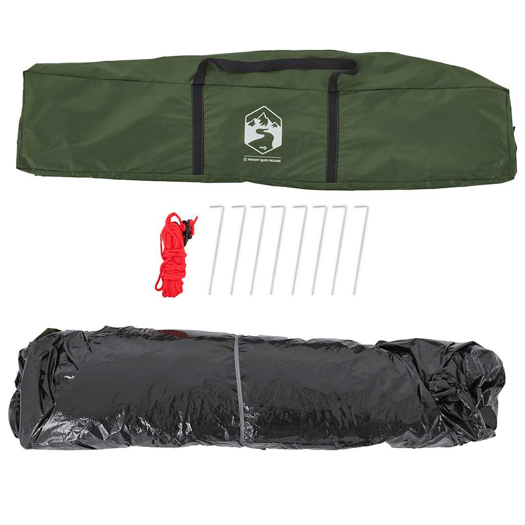 5 Person Camping Tent Green Quick Release