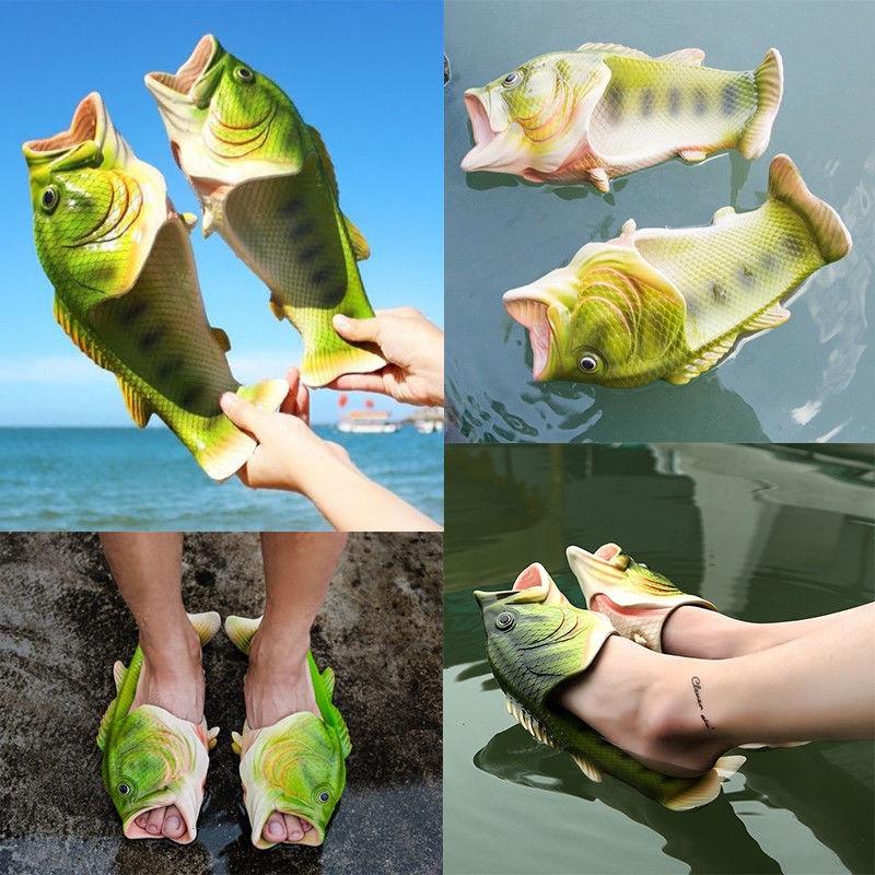 Fun And Funky Fish Slipper Sandals For Adults And Kids