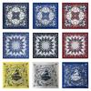 1Pcs Multi-purpose Square Bandana Multi-colored Hiphop Scarf New Headband Headscarf  for Men Women