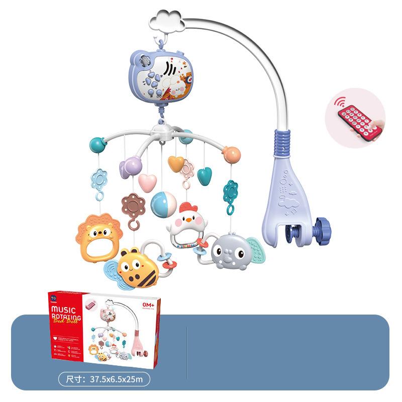 Baby Crib Mobile with Lights Music  Projection for Infants 0-6 Months Remote Control Crib Toys for Newborn Baby Mobile for Crib