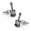 Music Series Men' Fashion Cuff Links Musical Instrument Guitar Microphone Piano Violin Drum DJ Design Quality Brass Cufflinks