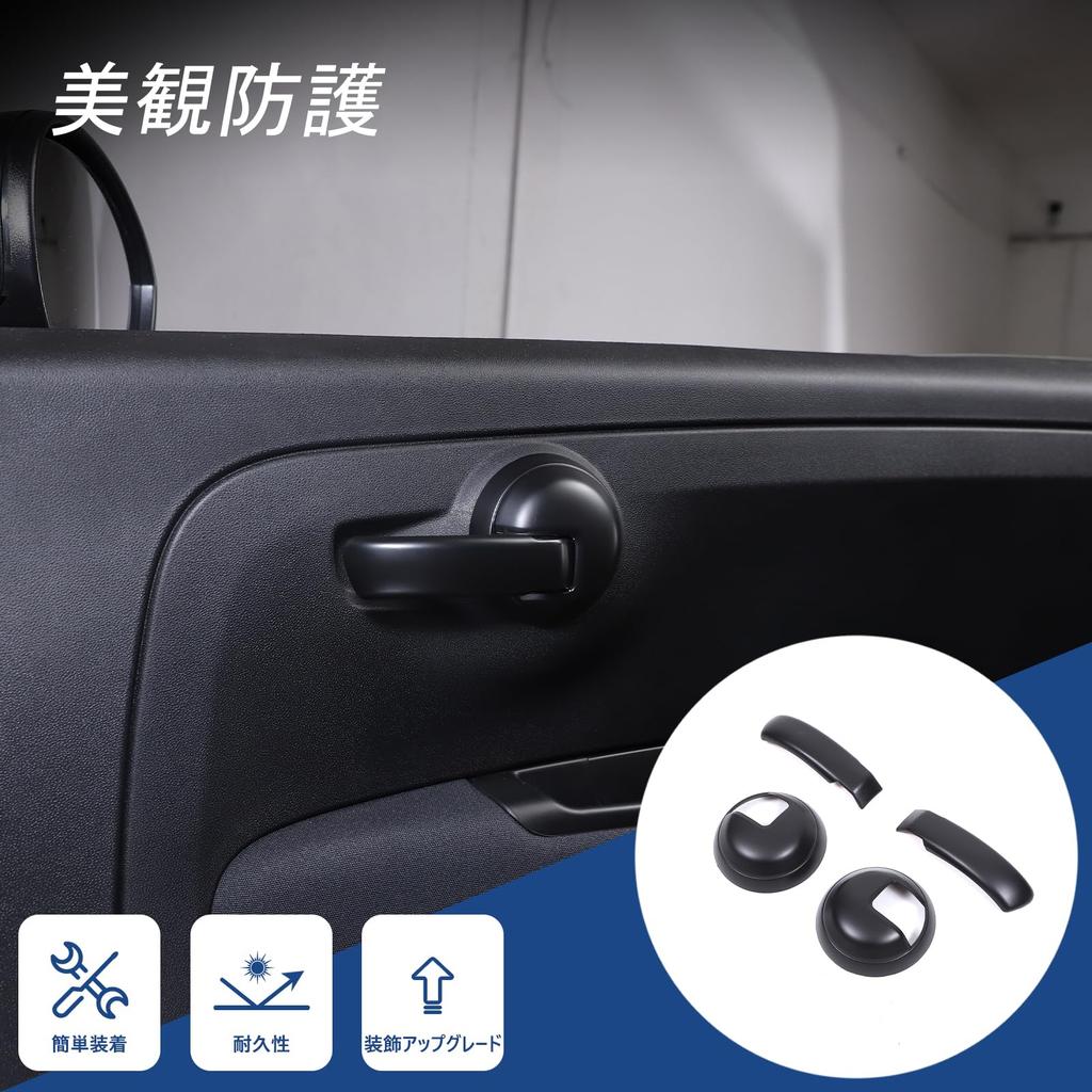 Hcilloend Neues Fiat 500 2010-2023 Lenkradverkleidung, Türgriffabdeckung, Autolenkrad