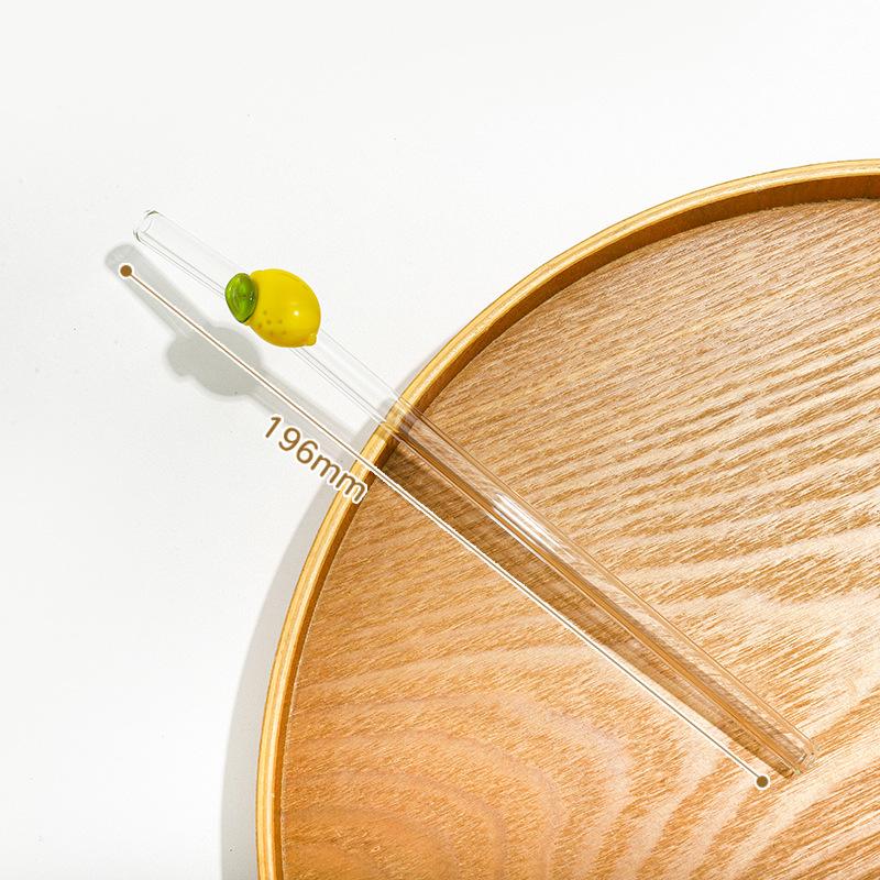 Flexible Glass Straw Set, Includes Cleaning Brush, Ideal For Milkshakes & Sodas, Perfect Gift For Birthdays & Weddings