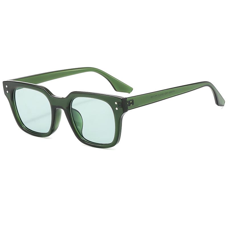 Brown Sunglasses Women'S Retro Senior Sense Box Sunscreen Driving Sunglasses Glasses Men'S Trend