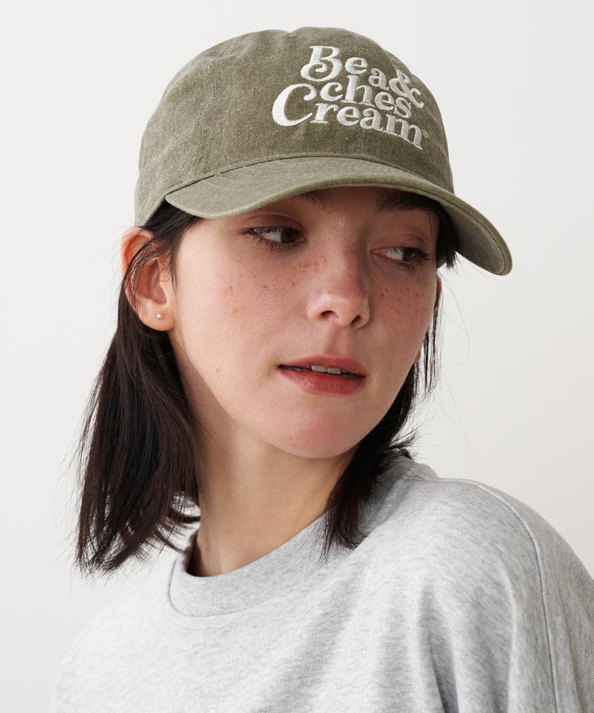 Bichiseuaenkeulim Original Logo Pigment Ball Cap-Khaki