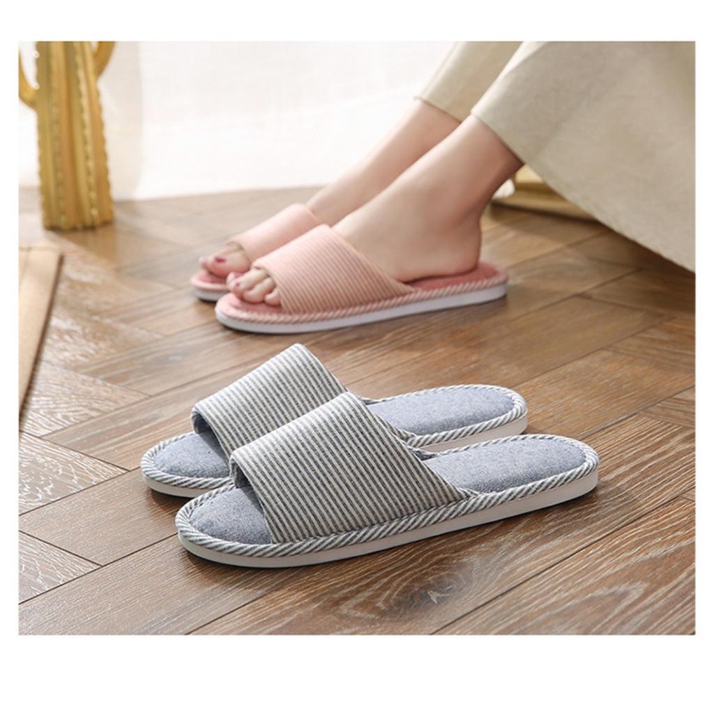 Leinenslipper, Indoor-Bodenbelag für Frühlings- und Sommerhäuser, Rutschfeste und verschleißfeste Baumwoll- und Leinenslipper, Geräuscharm für den Heimgebrauch