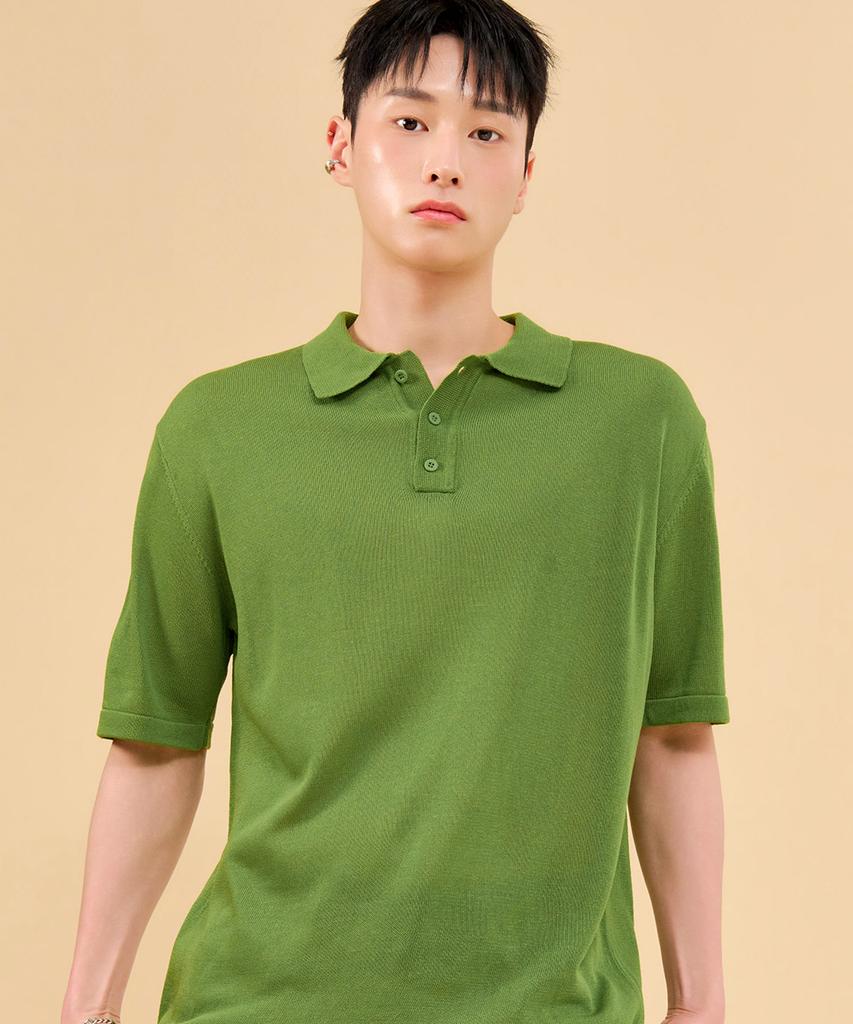 CHASECULT Men'S Cool Collared Short Sleeve Summer Knit-Fbrk5621D0H