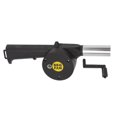 Soffiatore d'aria Mini Resistente alle alte temperature Facile da pulire Portatile a mano Ventola per barbecue Nero