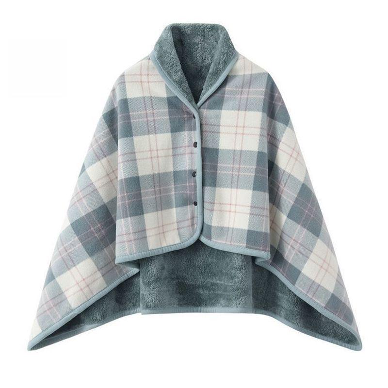 Multi-functional Thickened Shawl Blanket: Outdoor, Student, Office, Lunch Break, Winter Nap Throw