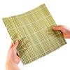 2 pieces wide mouth sushi roll mat 3030cm bamboo makisu board curtain kitchen supplies cooking tools utensils
