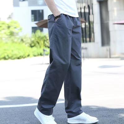 Herren Cargohose Sommer Frühling Baumwolle Arbeitskleidung in Übergröße 6XL Lässige Kletter-Jogger Sweatpants Hombre Herbsthose