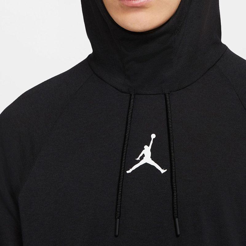 Jordan Sweatshirts Men's Black Hooded Moderate Regular CD5188-010