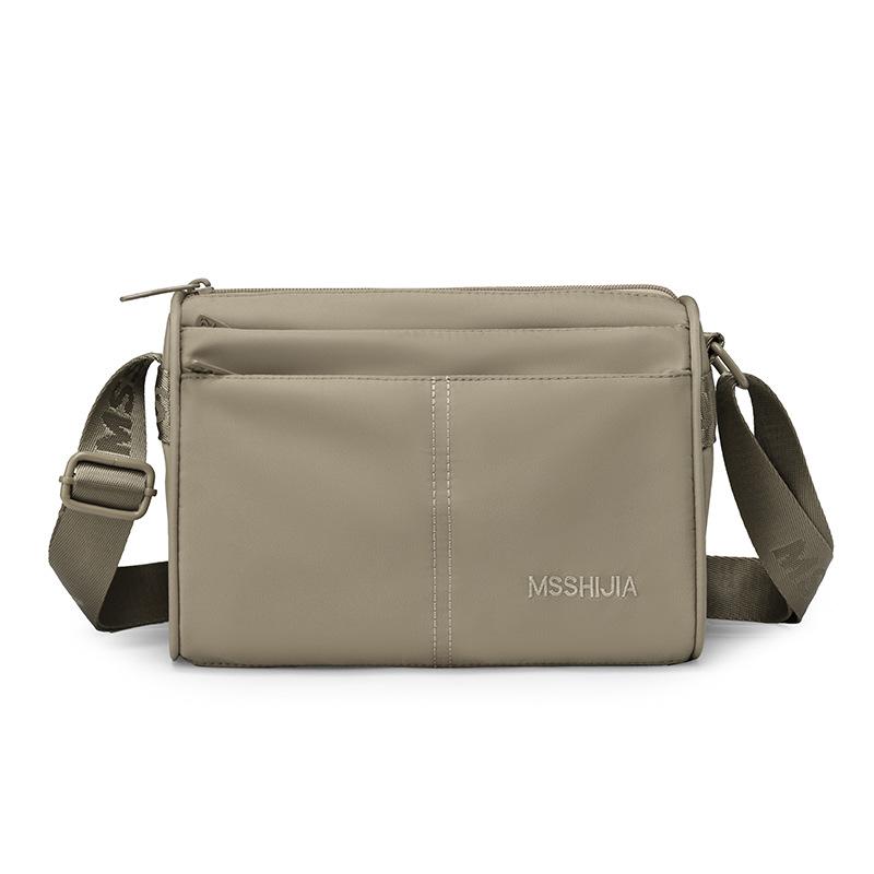 Stylish Crossbody Bag for Women – Slim Mini Shoulder Tote with Water-Resistant Nylon Bag хаки