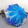 1pc Blue Daisy Automatic Opening/closing Umbrella with Auto Open/Close, Perfect Gift for Friends, Durable Plastic Handle yy250801164