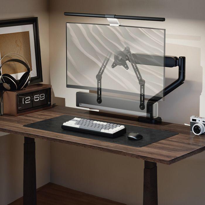 Support universel VESA - MACLEAN - MC-334 - 15kg max - Noir - Montage TV/moniteur