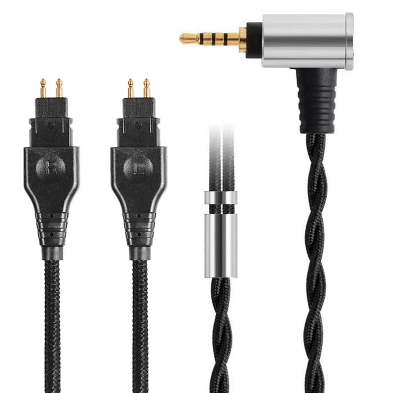 2. 5/3.5/4.4mm Microphone Cable Audio Cable Replacement for HD560 HD580 HD600 HD660S Balance Upgrade Cord