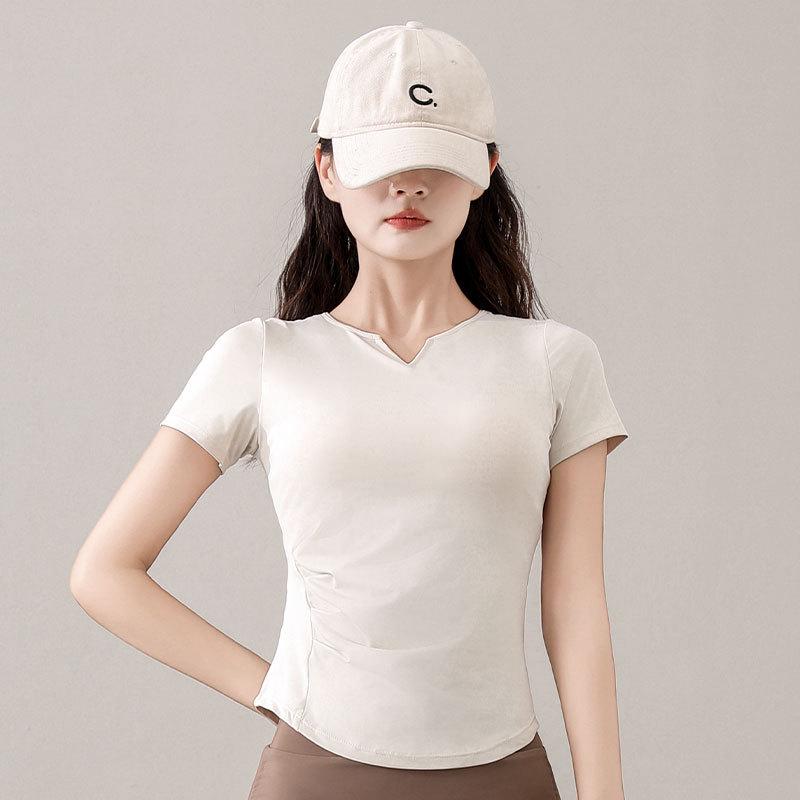 

Женский летний спортивный комплект: Быстросохнущий комплект для тенниса, бадминтона, йоги и бега с топом с коротким рукавом и юбкой. XL