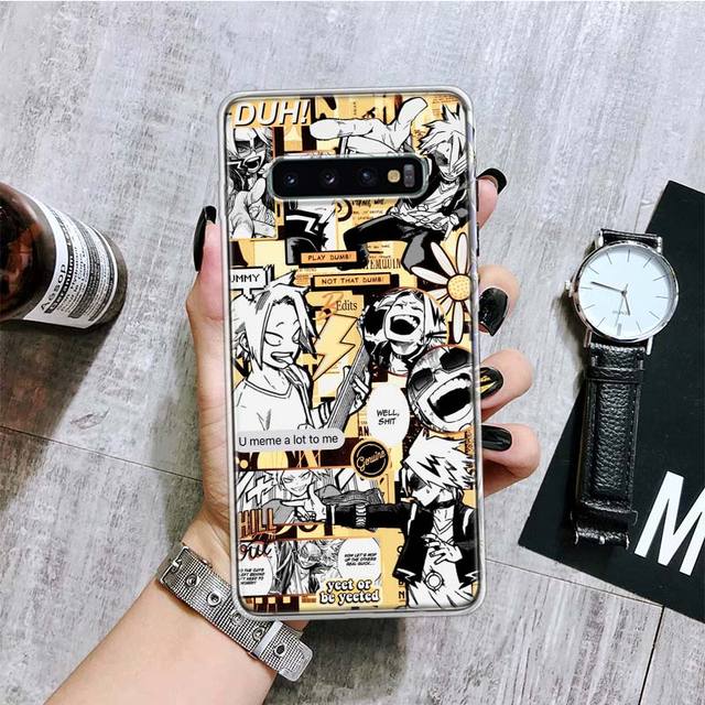 Husă de telefon Anime My Hero Academia pentru Samsung Galaxy S20 Fe S10 Plus S21 S22 S23 Ultra S10e S9 S8 S7 Edge Huse Huse Coque pentru