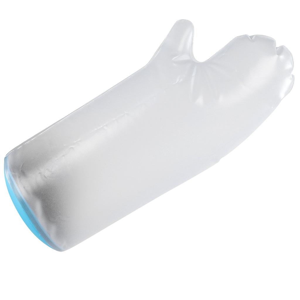 Blue diving material rings PVC shower protective sleeve adult palms P2200 38cm