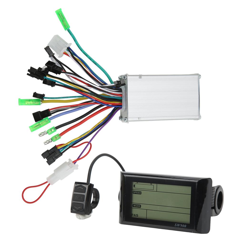 24 V?48V 250W350W Elektrofahrrad Bürstenloser Controller SW900 LCD-Anzeigepanel Kit für 22,2mm