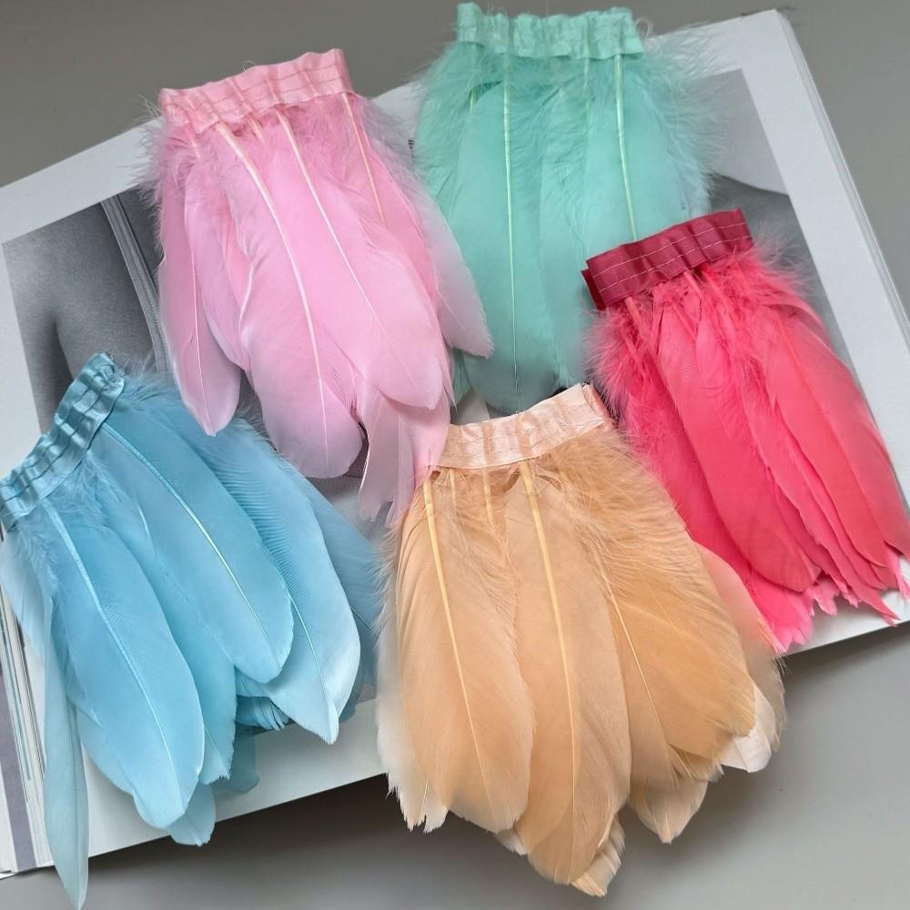 2M Real Geese Duck Feathers Natural Fringe Ribbons DIY Feather Trims  Wedding Accessories