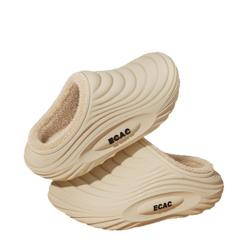 Waterproof Cotton Slippers 2025 New Autumn and Winter Indoor Home Fluffy Warm Thick-bottomed Cotton Slippers