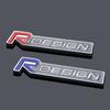 Car 3D Metal RDESIGN Badge Sticker Auto Front Grille Trunk Emblem Decal Accessories For Volvo Rdesign T6 AWD C30 C70 S40 S60 S70