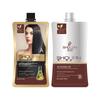Plant-Based Hair Dye Cream: Non-Staining, Gray Hair Coverage, Home Use, 500ml (Pack of 2)