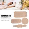 4pcs Castor Oil Pack Wrap Set for Waist Neck Chest Leg Liver Detox Adjustable Button Reusable Soft Castor Oil Packs