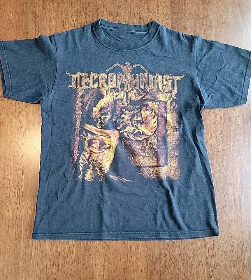 Hot Necrophagist Band All Size Black Cotton T-shirt Unisex T-Shirt S