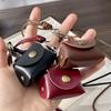 Hanging Neck Leather Long Necklace Anti-loss Pu Leather Key Bag Simple Coin Purse Necklace  Ladies