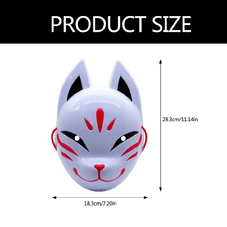 Tiermaske Füchse Maske Tiermaske Vollgesichtsmaske Maskerade Maske Füchse Cosplay Maske Verkleidungsmaske für Halloween
