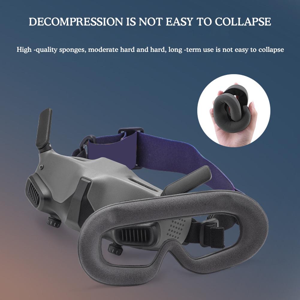 For AVATA 2 Goggles 3/2 Flight Glasses Eyecup Pad Soft Sponge Protective Cover Replacement Eye Pad For DJI Avata Accessories