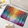 Absorbent Diatomaceous Mud Bath Mat Shower Entrance Non-Slip Bathroom Floor In American Style Washable Rectangle