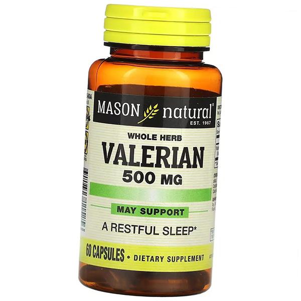 

Екстракт Валеріани, Ціла Трава Валеріани, Mason Natural 60капс (71529051) 60caps
