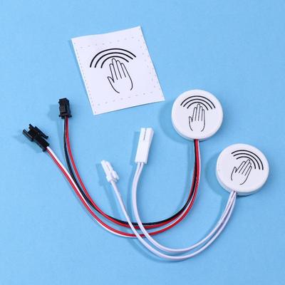 2Pin Partition Touch Sensor Switch Dimmer Hand Sweep Controller Through Panel, Wood, Stone, Glass 3.7V-24V