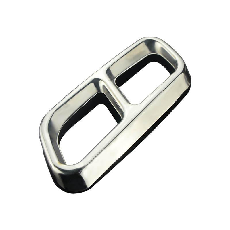S-Class Mercedes-Benz 2010-2017 Stainless Steel Silver Quad Exhaust Pipe Cover