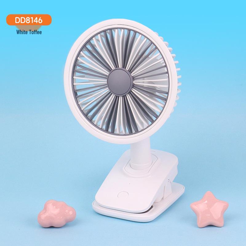 

USB Rechargeable Five-Speed Desktop Clip Fan for Dorms and Offices
