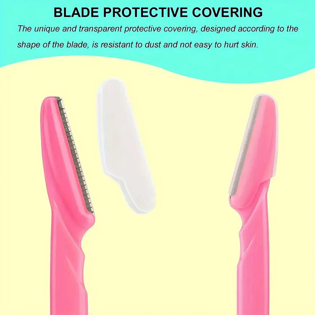 30/40Pieces Stainless Steel Eyebrow Razor Set Fashion Design, Durable Blades, Smooth Surface, Facial Hair Remover, Personal Care