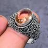 Morganite Handmade 925 Sterling Silver Jewelry Ring Size 11.5 P7G16
