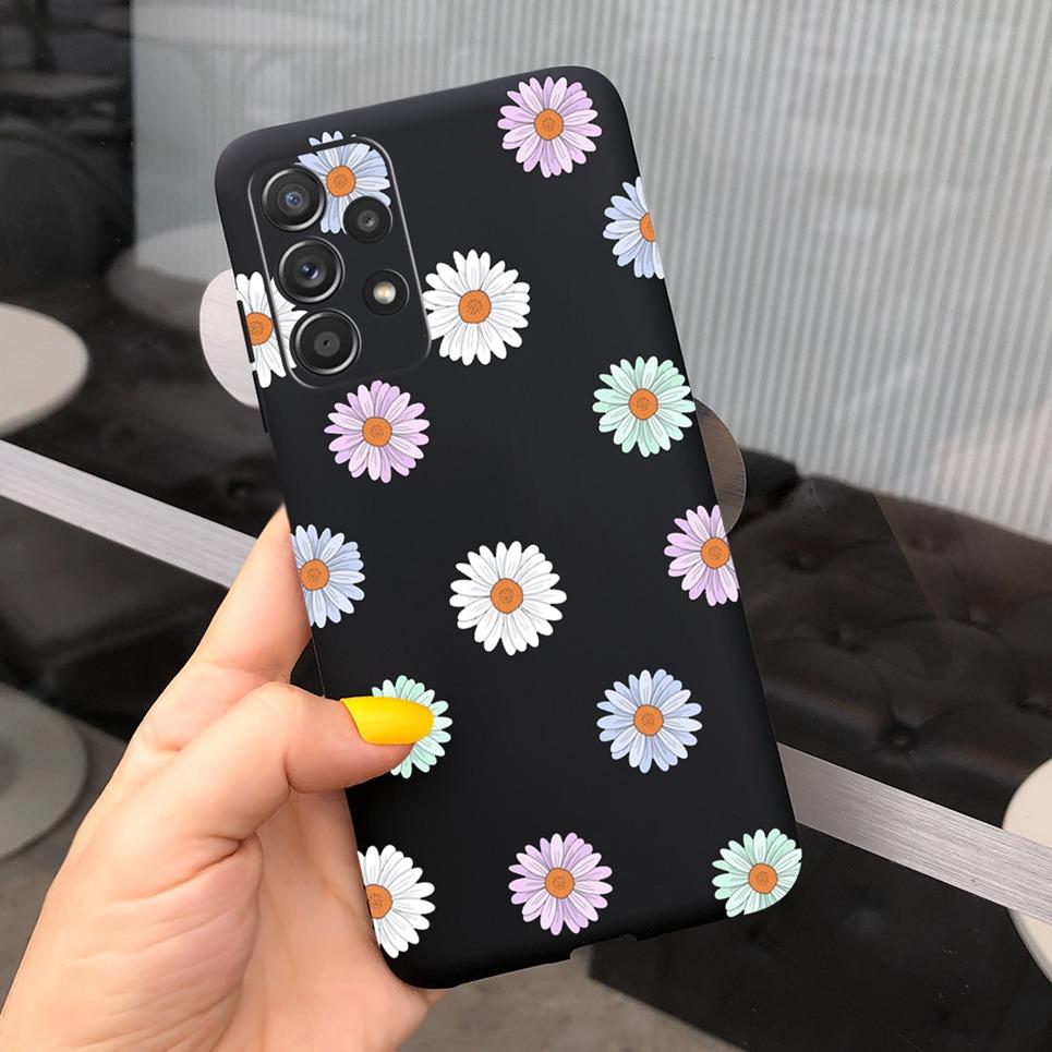 Flowers Case For  Women Girl Samsung Galaxy A23 M23 5G Case Shell Shockproof  Protection Bumper For Cover Samsung M23 A23 A 23
