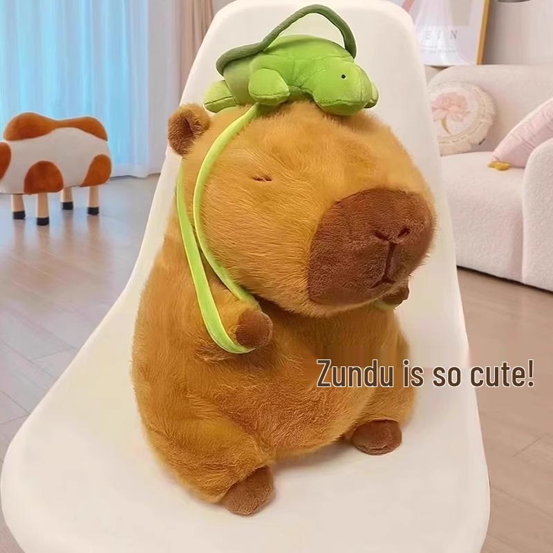 Capybara Plush Toy with Runny Nose - Stuffed Animal Doll Pendant Birthday Gift