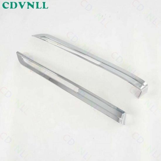For Mazda CX-30 -2024 Chrome Silver Exterior Fog Light Lamp Strip Trim 2PCS