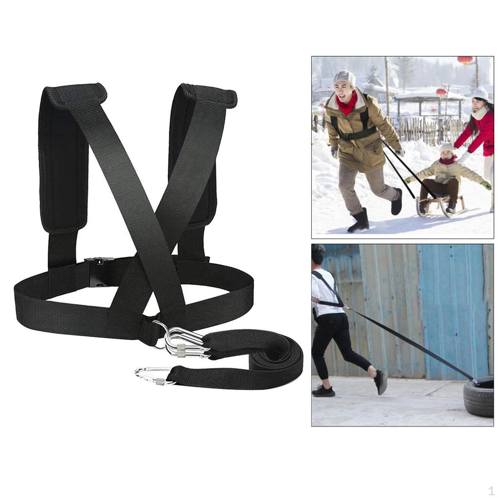 Weight Sled Resistance Belt Sports Fitness ,Exercise Rope Kit Agility Training