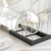 Kitchen Supplies Storage Rack, Countertop Retractable Pot Cover Rack, Pot Cover Cutting Board, Tableware Drainage Bracket