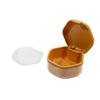 1Pc Denture Storage Box Case Dental Retainer False Teeth With Strainer Denture Cups Soaking Dentures Case
