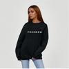 Womens Fashion Tops Casual Crewneck Striped Long Sleeve Loose Pullover Shirts