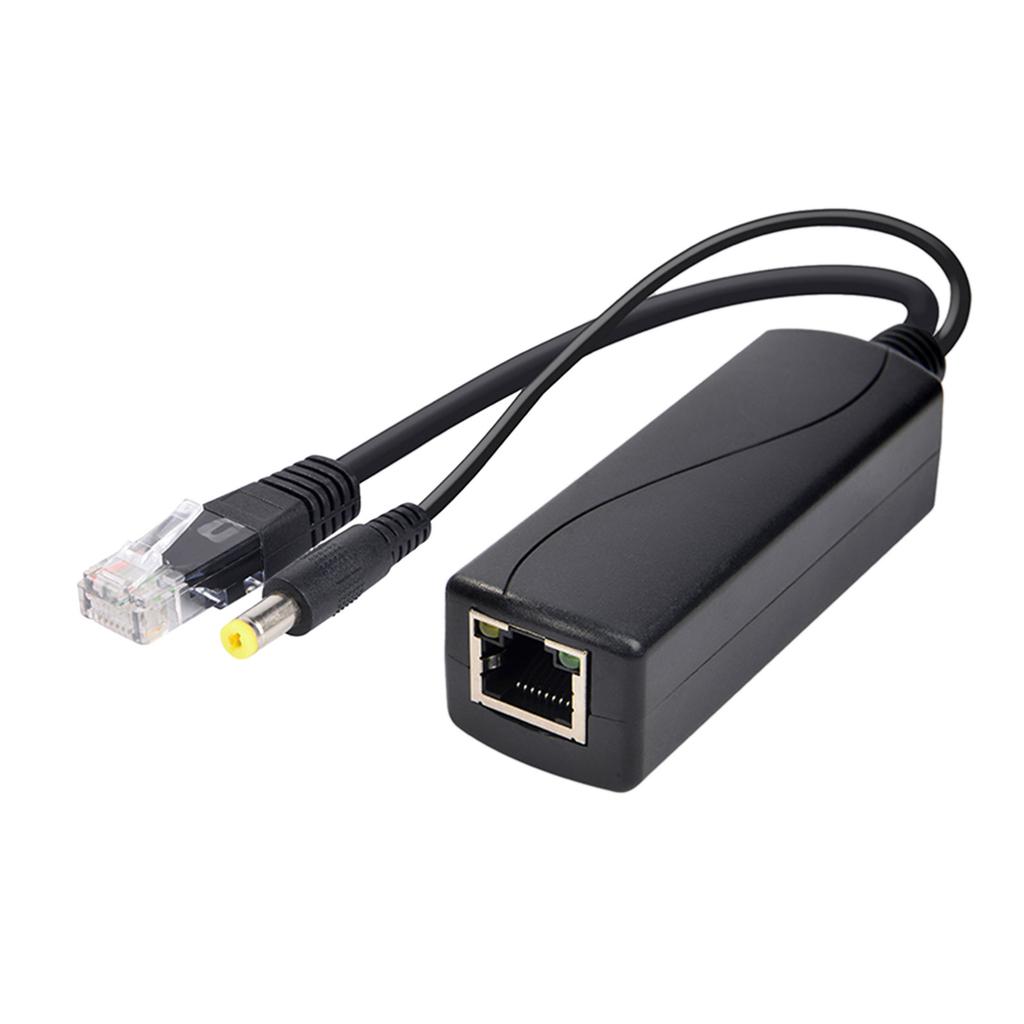 30W Gigabit POE Splitter DC5.5x2.1mm Netzteil für effiziente Stromverteilung in Büro-Netzwerkgeräten