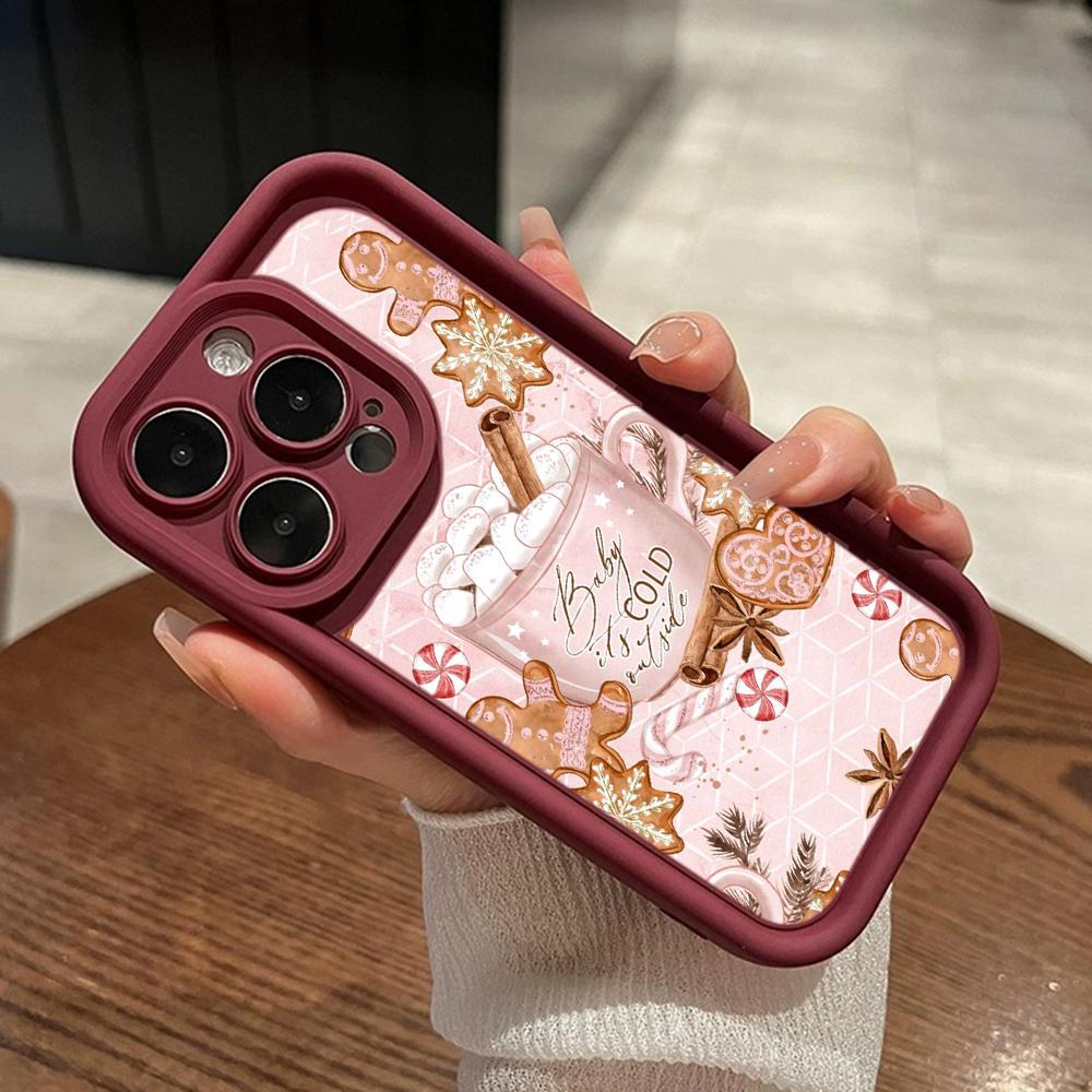 Ae114 Merry Christmas Christmas Tree Art Phone Cases for iPhone 16 14 13 11 Pro Max 15 7 8 6s Plus 12 Mini XR XS Max Angel Eye Ladder Protective Cover