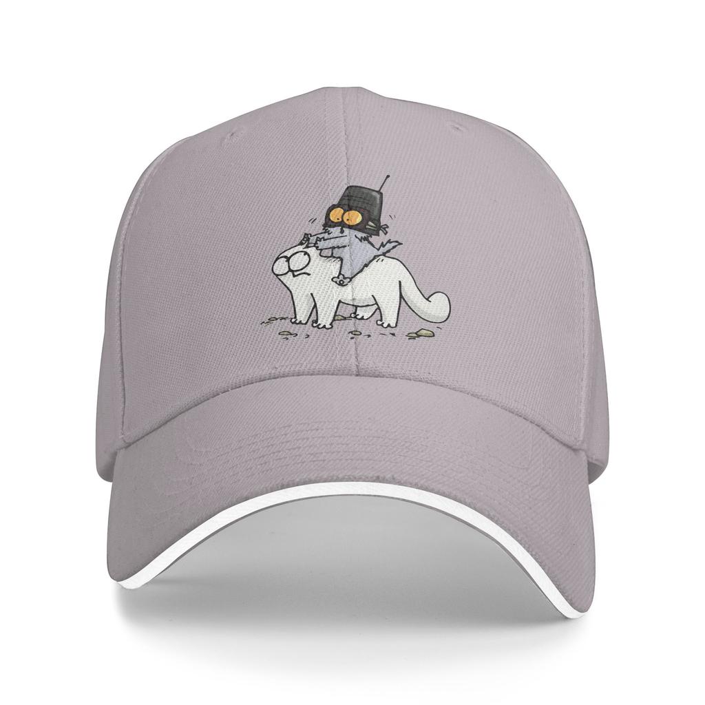 Simons Cat Baseball Cap  y2k Funny Hip Hop Hats Summer Unisex-Teens Kpop Rock Baseball Caps